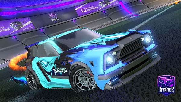 A Rocket League car design from GlacialxInferno