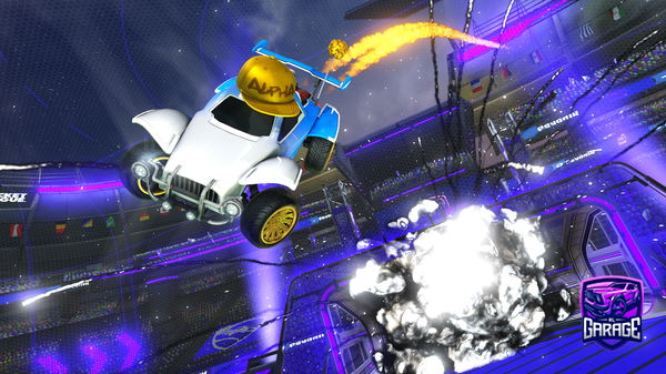 A Rocket League car design from temp-77