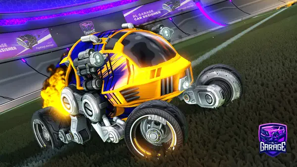 A Rocket League car design from Bagel7026