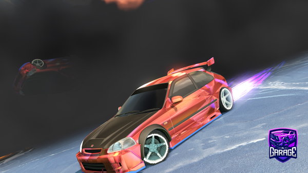 A Rocket League car design from angelitochamko