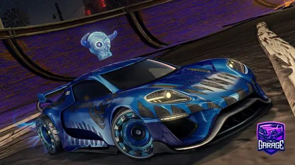 A Rocket League car design from abspielen