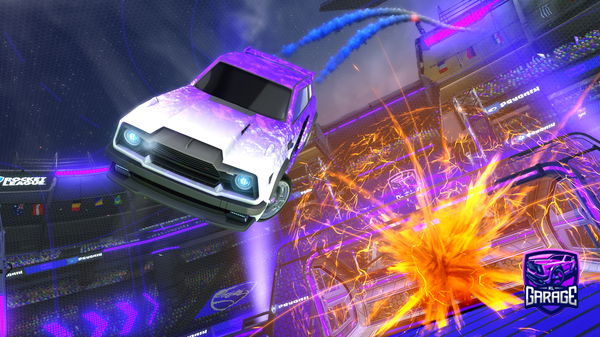 A Rocket League car design from gurkasos