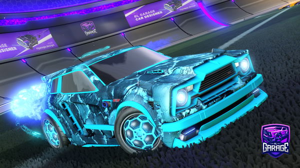 A Rocket League car design from Fotevailar1