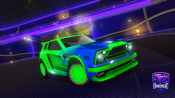 A Rocket League car design from TraiseoYo