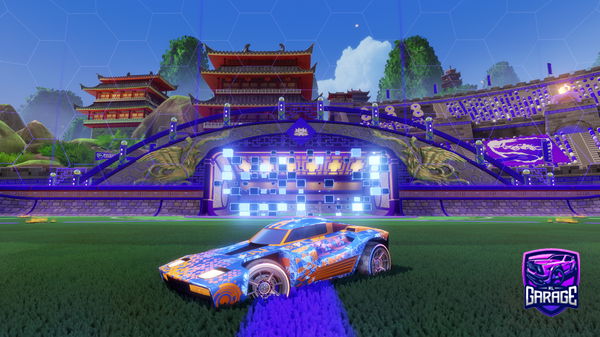 A Rocket League car design from Dedicatedv