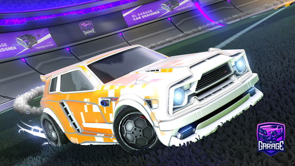 A Rocket League car design from Qjad