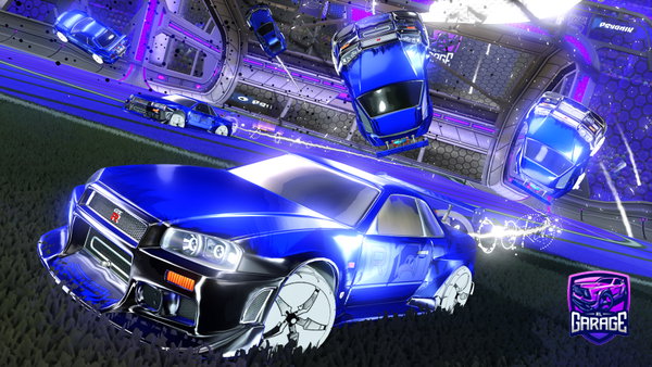 A Rocket League car design from extelplays