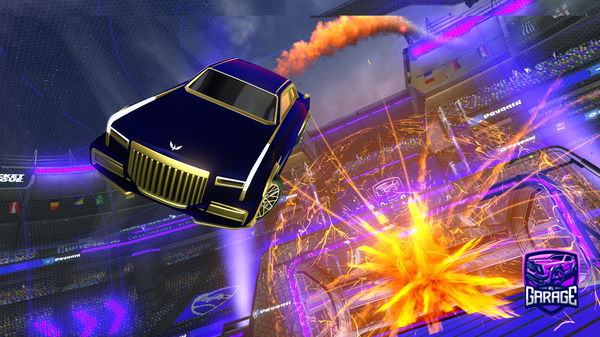 A Rocket League car design from ryanramon