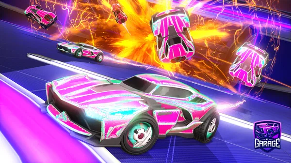 A Rocket League car design from VincillaPepsi