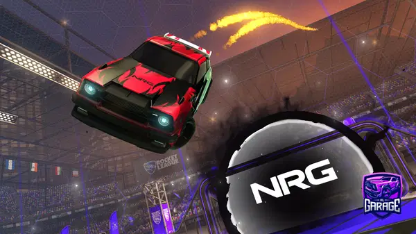 A Rocket League car design from RustyTires4