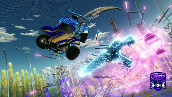 A Rocket League car design from Rekall3222