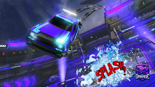A Rocket League car design from firefox104