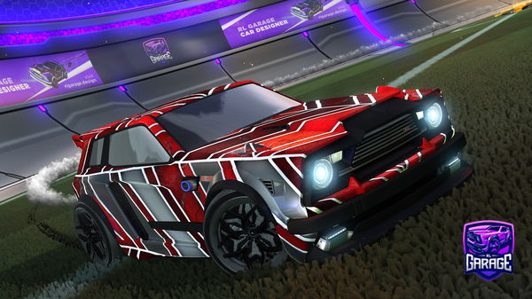 A Rocket League car design from Ryujin7kk