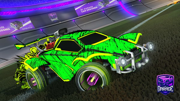 A Rocket League car design from Mossye