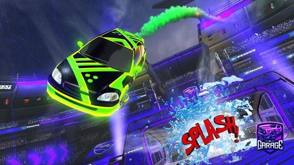 A Rocket League car design from reltiuqfloda