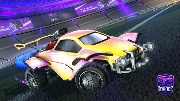 A Rocket League car design from sonicboom40592