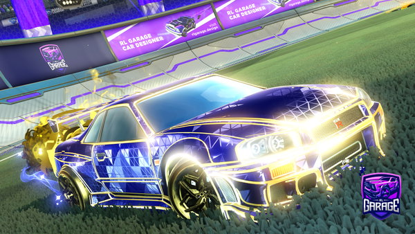 A Rocket League car design from zeerf