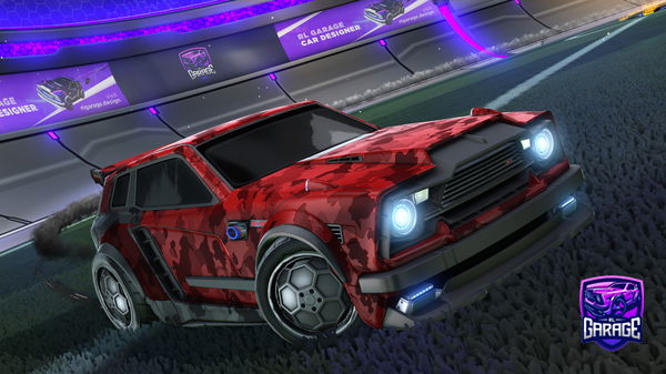A Rocket League car design from Verrkami