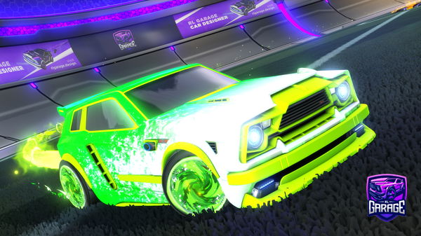 A Rocket League car design from Theduckrules