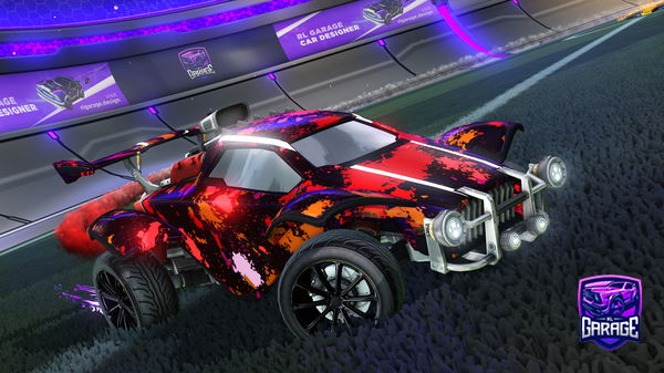 A Rocket League car design from Gfrasti