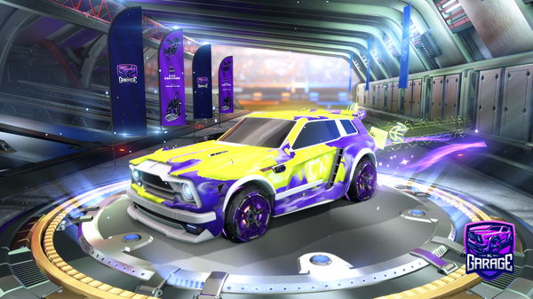 A Rocket League car design from Pakotako