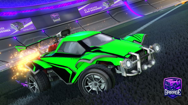 A Rocket League car design from NaughtyRL_