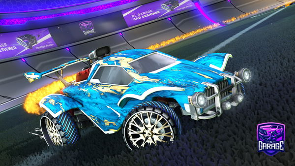 A Rocket League car design from boosted497