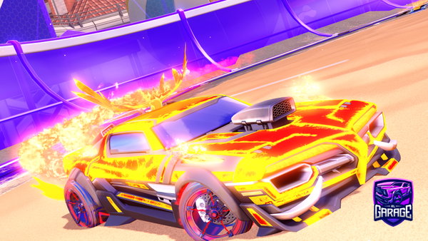 A Rocket League car design from X_pro207