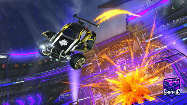 A Rocket League car design from mc-Jona