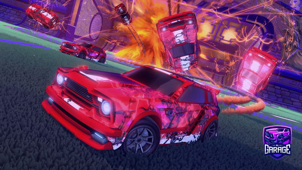 A Rocket League car design from pimmski