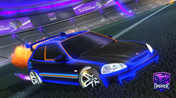 A Rocket League car design from Jax___y___North
