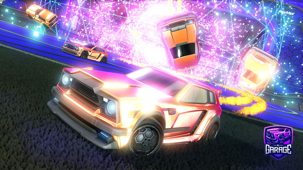 A Rocket League car design from NessCaffee