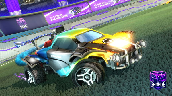 A Rocket League car design from Grayorwhite