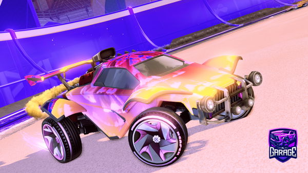 A Rocket League car design from Marttin