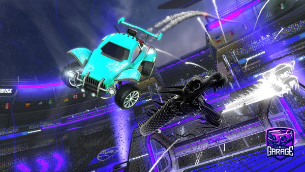 A Rocket League car design from Icemanflood