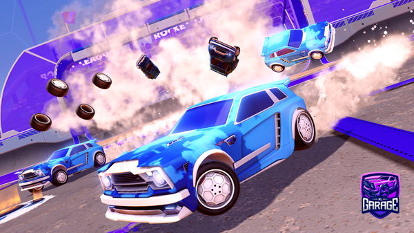 A Rocket League car design from SaltySylveon