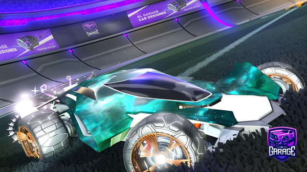 A Rocket League car design from MTGX