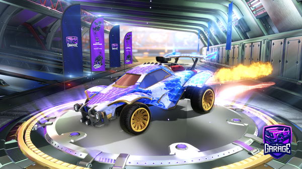 A Rocket League car design from fennecros2