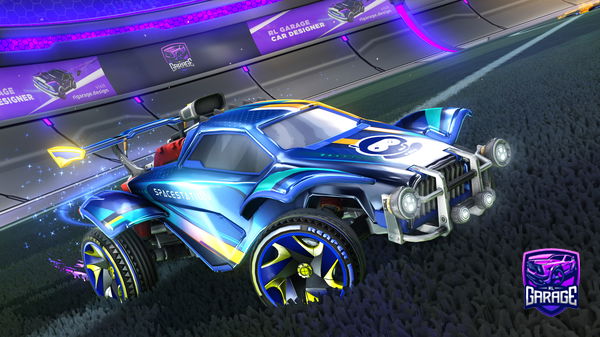 A Rocket League car design from YoshiDoesTax