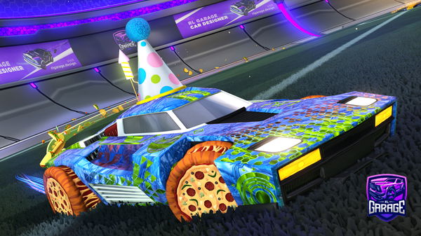 A Rocket League car design from Elr0nd
