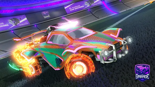 A Rocket League car design from Nissan63