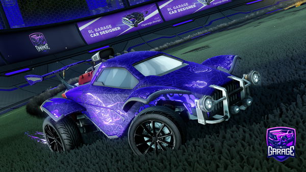 A Rocket League car design from Cbrtrck