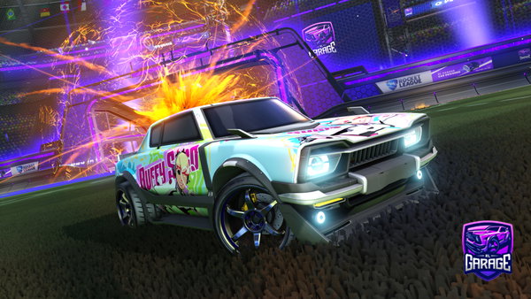A Rocket League car design from bananaMAKER