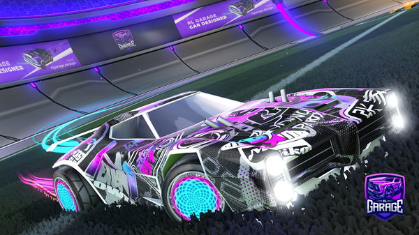 A Rocket League car design from thisismiek