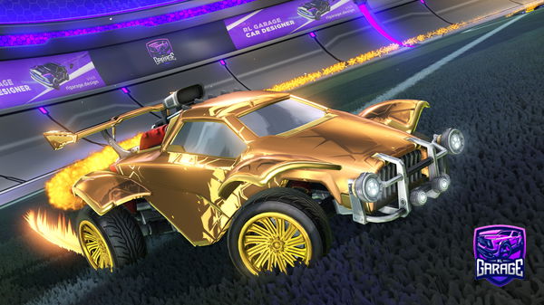 A Rocket League car design from winstreakaa