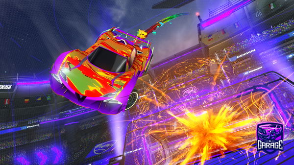 A Rocket League car design from G2186