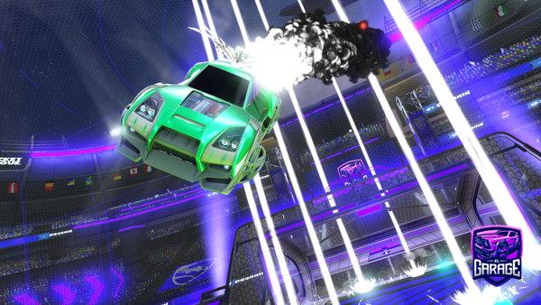 A Rocket League car design from Rebblehartt
