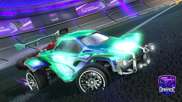 A Rocket League car design from HKS_CENTURY