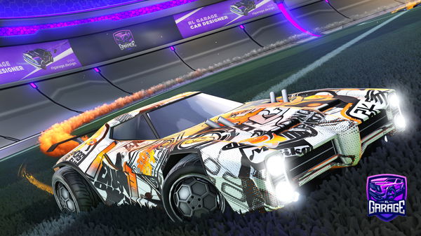 A Rocket League car design from Tipu33