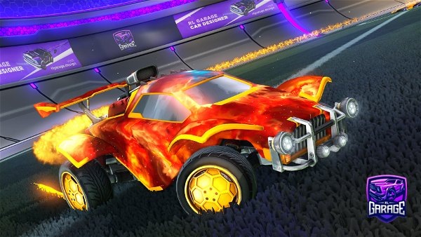 A Rocket League car design from LazyBurrito484